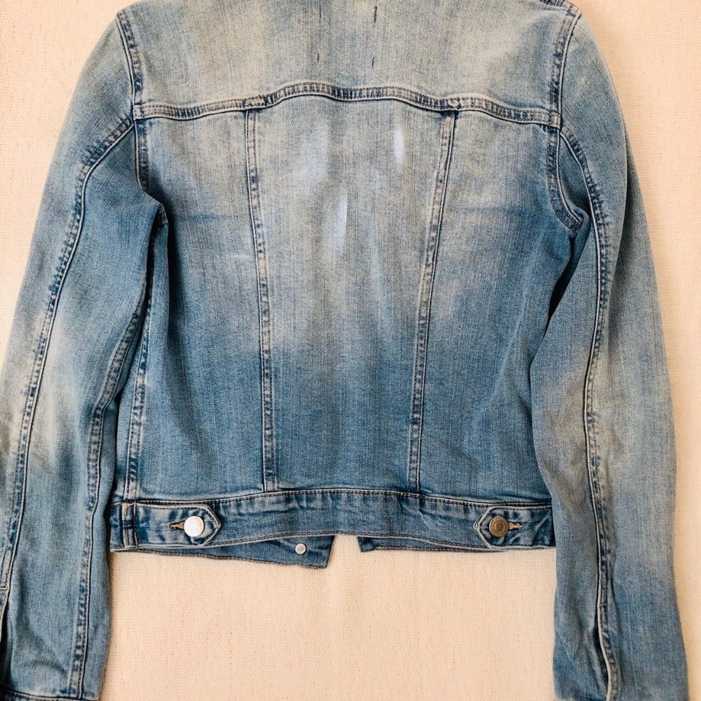 Light Wash Jean Jacket - Picture 2 of 6